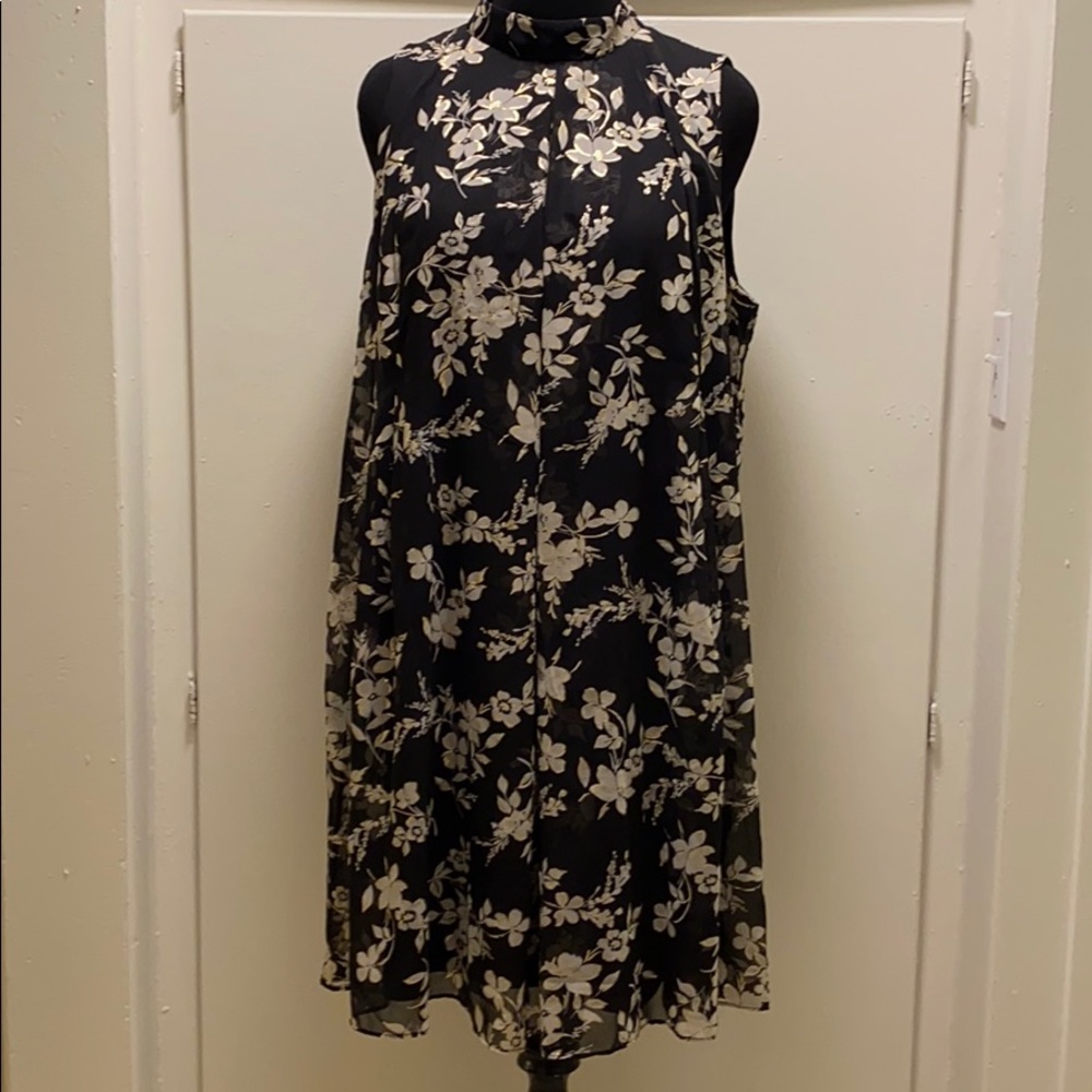Gold Foil Aline Dress